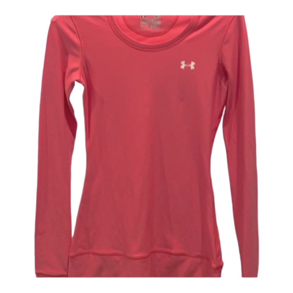 Pink long sleeve UA weather gear long sleeve